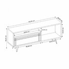 Rack Para Tv De Até 60 Polegadas 1 Porta Nt1285 Nótavel Móveis