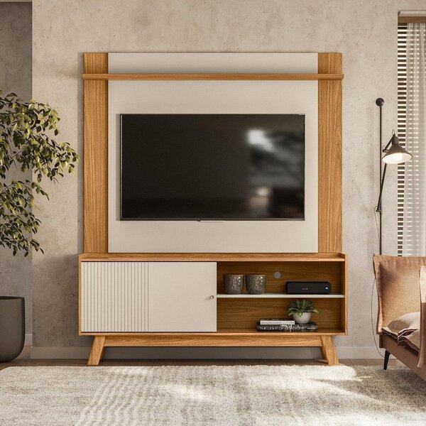 Rack Para Tv De Até 65 Com Painel Extensível Para Tv Até 55 N