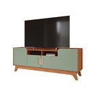 Rack Para Tv De Até 70 Polegadas, Paris ,180cm Cinamomo/salvia