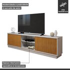 Rack Para Tv De Até 75 Polegadas 2 Portas 2 Nichos Burgos Nat