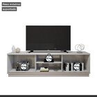 Rack Para Tv De Até 75 Polegadas 2 Portas 2 Nichos Burgos Nat