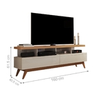 Rack Para Tv Detroit 1.6 Off White Nature Com 2 Gavetas