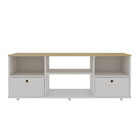 Rack para TV Genialflex Branco Encaixe Sem Ferramentas