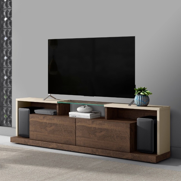 Rack Para Tv Harper Madero Off White