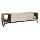 Rack Para Tv Horizon Delux 1.8 Off White/Naturale – Móveisaqui