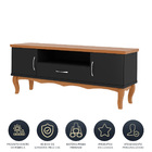 Rack Para Tv Italy 163 Cm 2 Portas 1 Gaveta Pés Luiz Xv Madei