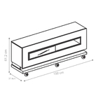 Rack Para Tv Lake Com Espelho Amarula Carvalho