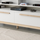 Rack Para Tv Leila Branco Natural