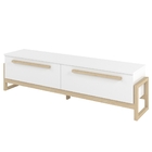 Rack Para Tv Leila Branco Natural