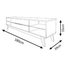 Rack Para Tv Limit 1.8 Branco – Móveisaqui