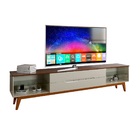 Rack Para Tv Limit 2.2 Off White/Freijó – Móveisaqui