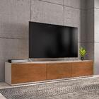 Rack Para Tv Mônaco Com Gaveta Cedro Off White