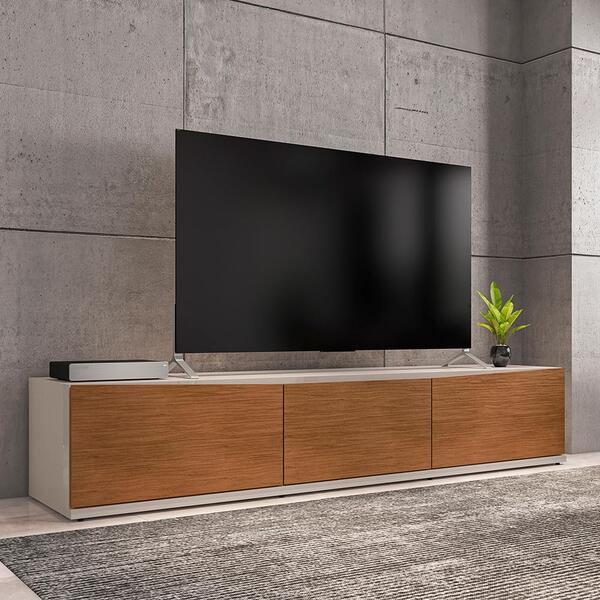 Rack Para Tv Mônaco Com Gaveta Cedro Off White