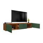 Rack Para Tv Mônaco Com Gaveta Cedro Verde Oliva