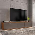 Rack Para Tv Mônaco Com Gaveta Cinza Perola Noce