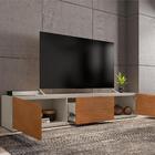 Rack Para Tv Mônaco Com Gaveta Off White Cedro
