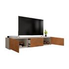 Rack Para Tv Mônaco Com Gaveta Off White Cedro