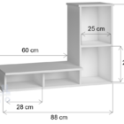 Rack Para Tv Multiuso Organizador Bancada Suspensa Aereo