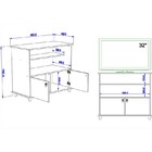 Rack Para Tv Querência Com 90 Cm Castanho - Politorno