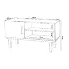 Rack Para Tv Sala 1,10m X 0,55m Até 42"