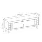 Rack Para Tv Stella 1.3 Champagne Cedro Com Adega