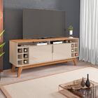 Rack Para Tv Stella 1.3 Off White Noce Com Adega