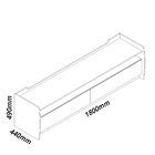 Rack Para Tv Sublime 180 Cinza Off White - Gelius