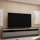 Rack Para Tv Sublime 180 Cinza Off White - Gelius