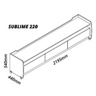 Rack Para Tv Sublime 220 Com Rodízios Off White Naturale - Ge
