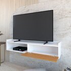 Rack Para Tv Suspenso Até 50 Polegadas Com 1 Porta E 1 Nicho