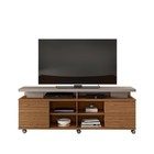 Rack Para Tv Varsóvia 2 Portas Frisadas Carvalho Amarula