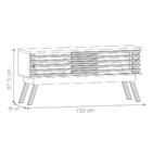 Rack Para Tv Vintage Terry 1.5 Naturale Off White