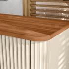 Rack Para Tvs 75 Polegadas Ripado Bran Cinamomo Off-white