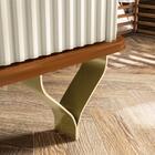 Rack Para Tvs 75 Polegadas Ripado Bran Cinamomo Off-white