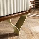 Rack Para Tvs 75 Polegadas Ripado Bran Palisandro Off-white