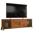 Rack Para Tvs 75 Polegadas Ripado Paris Cinamomo Mel