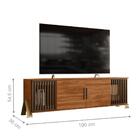 Rack Para Tvs 75 Polegadas Ripado Paris Cinamomo Mel