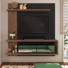 Rack Para Tvs Até 45 Polegadas Rerô 1 Porta Pé De Madeira  Pr