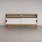 Rack Para Tvs Até 52 Polegadas Madeira Maciça Nina Yescasa Am