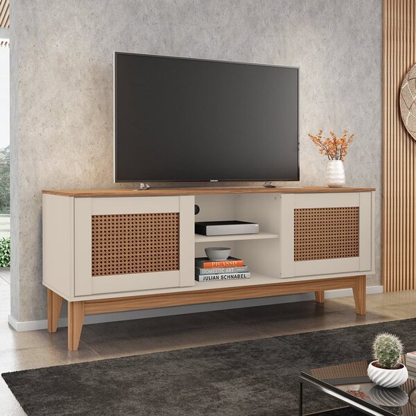 Rack Para Tvs Até 60 Polegadas 2 Portas 135cm Safira Versátil