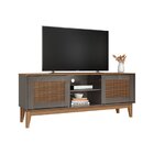 Rack Para Tvs Até 60 Polegadas 2 Portas 135cm Safira Versátil