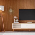 Rack Para Tvs Até 65 Polegadas 181cm 2 Gavetas 4 Nichos Tebar