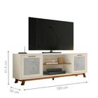 Rack Para Tvs Até 75 Polegadas Hannah Cinamomo Off-white