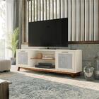 Rack Para Tvs Até 75 Polegadas Hannah Cinamomo Off-white
