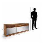 Rack Para Tvs Até 79 Polegadas Com Espelho 3 Portas Ubatuba C