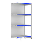 Rack Parede 202 Fit 60 Continuação Branco 90x60 Pe Azul