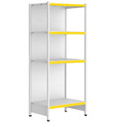 Rack Parede 202 Fit 60 Inicial Branco 90x60 Pe Amarelo