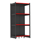 Rack Parede 202 Fit 60 Inicial Preto 90x60 Pe Vermelho