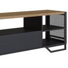 Rack Paricel 1 Gv Preto 183 Cm