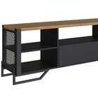 Rack Paricel 1 Gv Preto 183 Cm